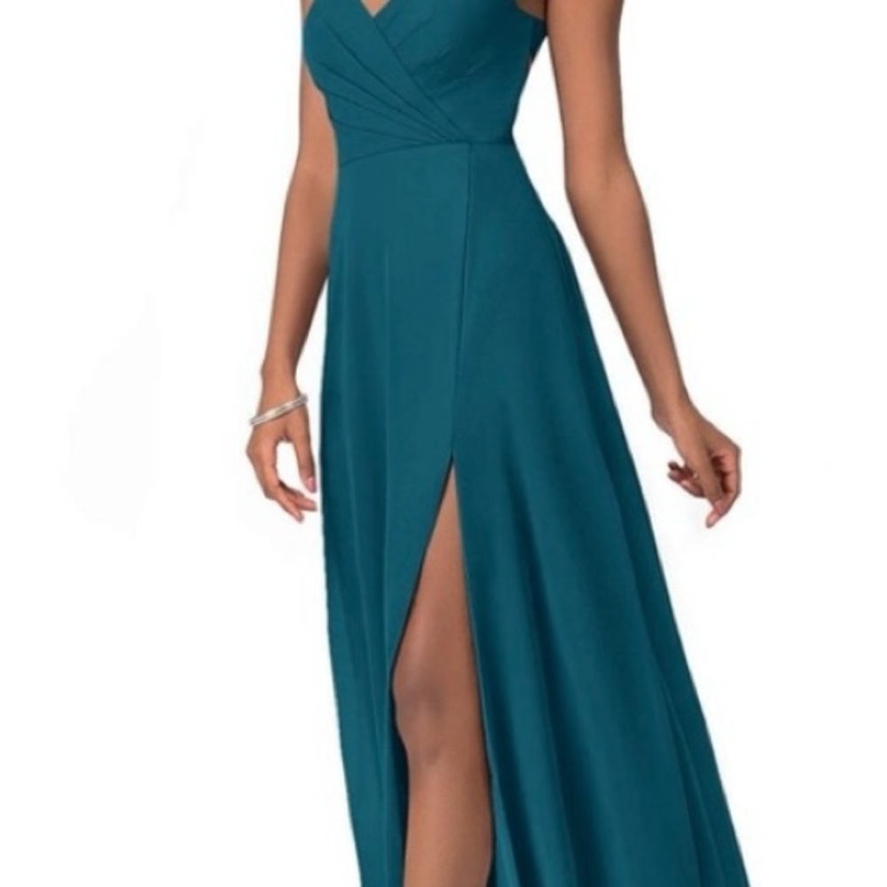 Azazie Nahrin Dress Ink Blue -
- slightly Altered